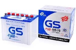 Ắc quy GS nước dùng cho ô tô 12V-65Ah (NS70)