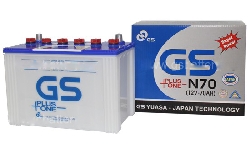 Ắc quy GS nước dùng cho ô tô 12V-70Ah (N70)