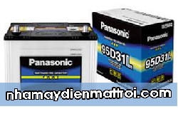 Ắc quy Panasonic khô 12V-80Ah (N-100D31L/R-FS trắng)