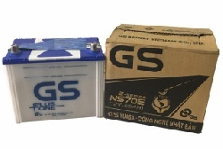 Ắc quy GS nước dùng cho ô tô 12V-65Ah (NS70E)