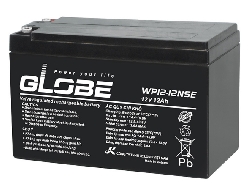 Ắc quy kín khí (vrla agm) Globe 12V-12Ah, WP12-12NSE F6 (CỰC VÍT)
