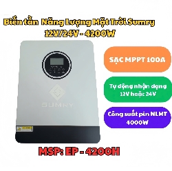 Bộ đa dụng 4200w 12V/24V auto điện áp DC 55V-500V, sạc MPPT 100A
