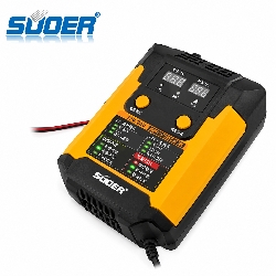 Bộ sạc bình ắc quy tự động 2 chế độ sạc 12V-24V 80AH có khử sunfat hãng Suoer