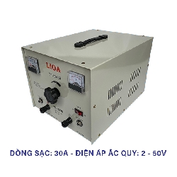 Máy sạc ắc quy LiOA điện áp 6V-48V, dòng sạc 30A
